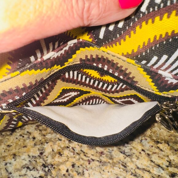 Gia & Dani Boho Sling Bag With Polka Dot Lining Tribal Southwest Crossbody Purse - Picture 9 of 14